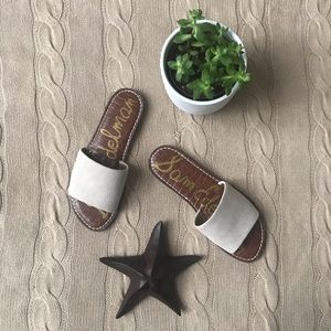 Sam Edelman Gio Slide in Ivory • BRAND NEW •